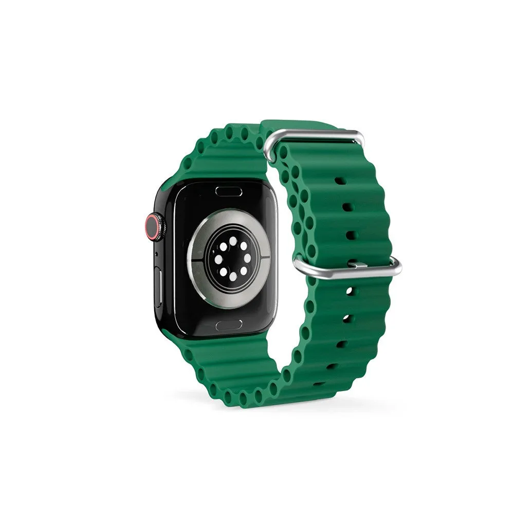 Apple Watch (42/44/SE/45/49mm) Epico Ocean Silikone Rem - Grøn