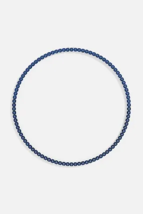 Blue Square Choker