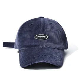 BSR LOGO WAPPEN CORDUROY CAP NAVY