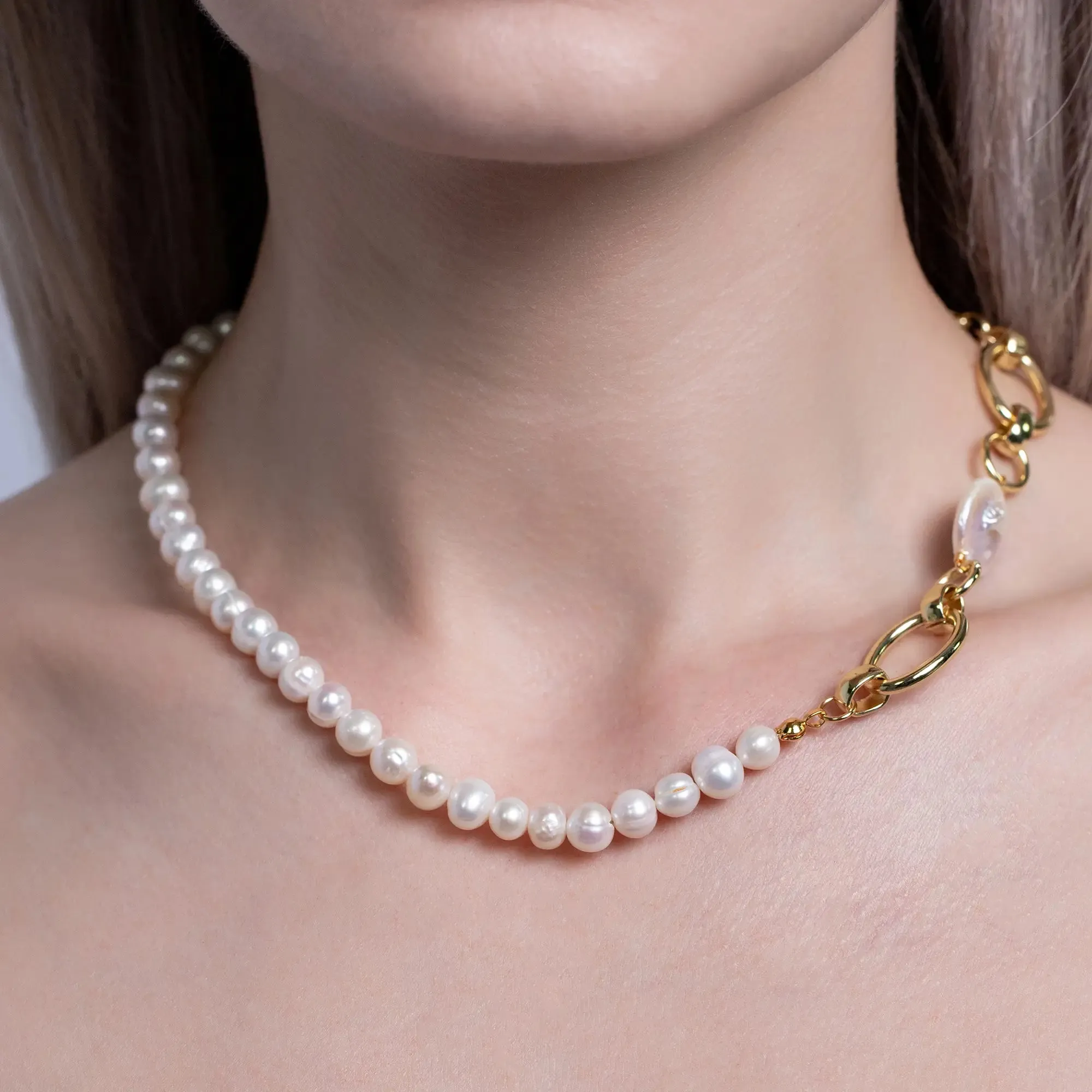 Dual Pearl Necklace