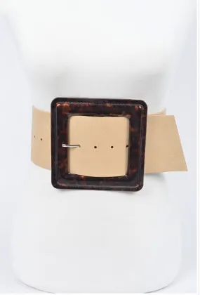 Elaborate Tan Belt