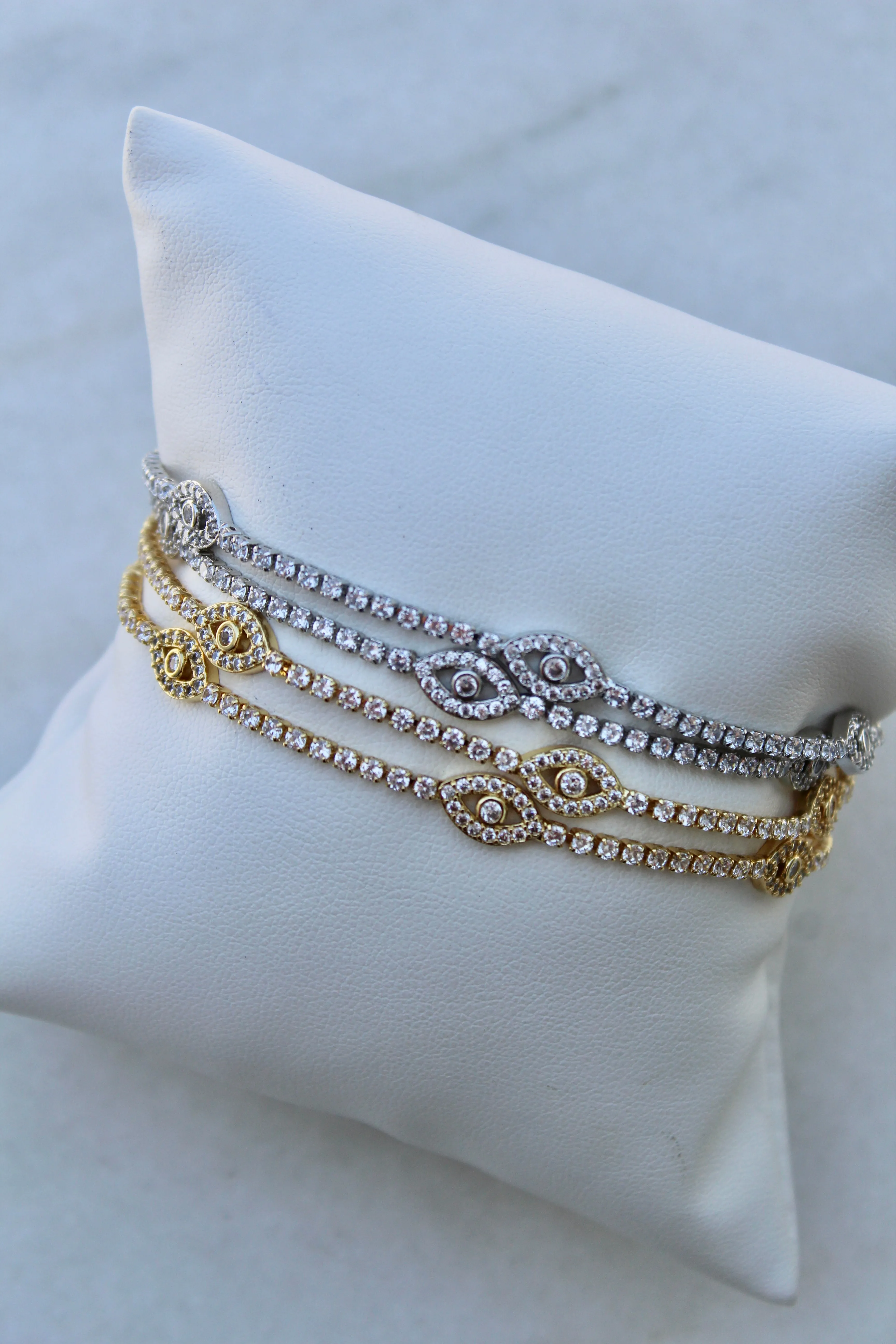 Lara Eye Tennis Bracelet