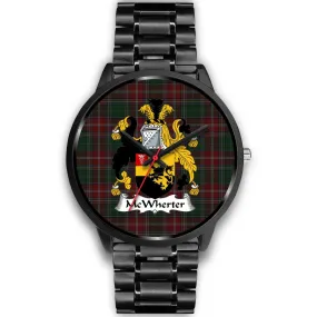 McWhirter Clan Badge Tartan Black Watch