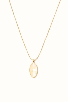 Mother of Pearl Pendant Drop Necklace