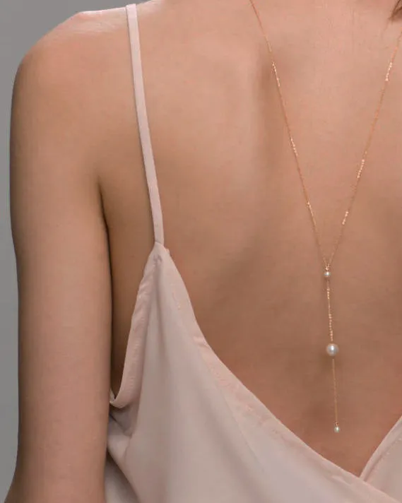 Pearl III Back Necklace