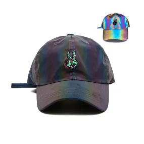 TRIPPY RABBIT CAP RAINBOW REFLECTIVE